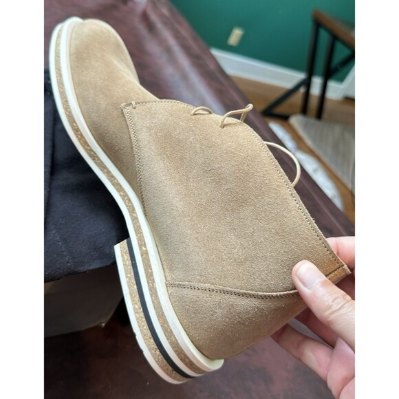 Robert Clergerie Paris Men’s Tan Suede Boot size New 10.5 U.S. 43.5 EU main image 10